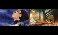 vegeta rain with sad music