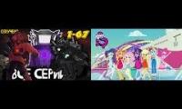 Thumbnail of skibidi toilet VS equestria girls (на русском)