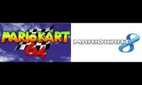 Thumbnail of My version of Mario Kart 64 Rainbow Road (Original + Mario Kart 8) mashup