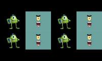 Thumbnail of Mike Wazowski and Sheldon J. Plankton’s ONE EYED Scream Sparta Remix Mashup