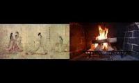 Thumbnail of Guqin And Real fireplace for Winter