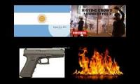 Argentina Emergency Alert System (With Riot, Shots & Fire Sound)