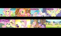 Thumbnail of Best of the Mane 6 ponies!: Flutter-swimsuit