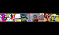 BARNEY The Purple Dinosaur Meets ELMO from SESAME STREET kid video