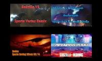 Godzilla Sparta Remixes Quadparison