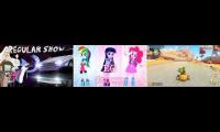 Leo Delibes - Flower Duet Equestria Girls Magic Of Friendship Stomp + Mario Kart 8 Yoshi Island