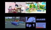 Thumbnail of Regular Show Equestria Girls Minis Cars 2 Battle Race Missions & Amys Amazing Algodoo Marble Race
