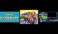 Thumbnail of Super Mario Kart Credits Theme Mashup: Original + MarioSonicDKPokeFAN + BlueJackG Channel