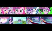 Thumbnail of The show revolves around a group of six ponies, lead by a unicorn named Twilight Sparkle,