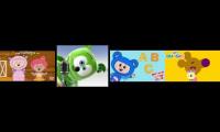 Clap Your Hands vs Gummy Bear vs Eeep the Mouse ABC vs Spider Badge