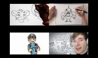 Thumbnail of draw my life - youtubers