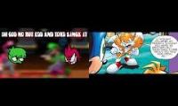 Thumbnail of Edd and Sonic vs Tord and Tails