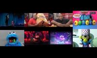 Cookie Monster Eats Lightning McQueen, Mater and Other Disney Pixar Cars Micro Drifters