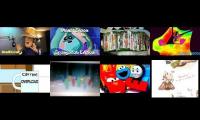 8 YouTube Is Crazy videos playing at the same time 24