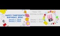 BFDI 12th Birthday VS BFDI 13th Birthday