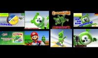8 random gummy bears that i find on youtube