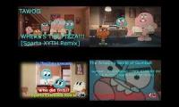 The Amazing world of Gumball Sparta remixes Quadparison 3 (KikoGamez Version)
