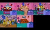 All 5 The Simpsons Season 9 Cut and Condensed Openings and Couch Gags Played at Once
