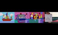 All 4 The Simpsons Season 13 Full Openings and Couch Gags Played at Once