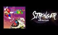 Thumbnail of Stronger - Kanye West x SM64 (may need to hold back SM64 ~.2 secs for sync)