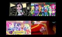 Mane 7 & Mater The Greater Drowned Brutalight Gaea Everfree Wallflower Blush & Professor Zundapp