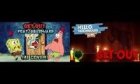 Thumbnail of Get Out (Original vs Squidward version)