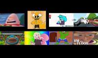 8 YouTube Is Crazy videos playing at the same time 33