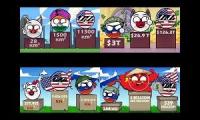 Countryballs in many different comparisons