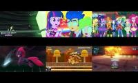Mr Ross Sunset Shimmer Gaea Everfree Prince Dark Matter Meowser & Professor Z Defeat