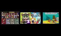 Smash Remix vs My Talking Tom 2 vs My Talking Tom Friends vs My Talking Hank vs TTJ2 vs KK