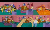 All 6 The Simpsons Season 16 Short Openings and Couch Gags at Once (#2)