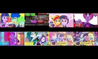 Thumbnail of Sunset Satan Professor Z The Dazzlings Midnight Sparkle And Gloriosa’s Daisy Friends Defeat Bonus