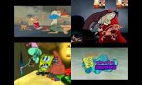 Thumbnail of Ren and Stimpy/SpongeBob Sparta Remix Quadparison