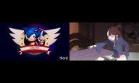 Thumbnail of Sendoff 2020 parts 8-9 where Sonic & Akko Sing it but its the other remixes (Groundhog Day Special)