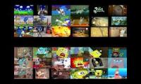 Sonic The Hedgehog vs Rabbids vs The Amazing World of Gumball vs SpongeBob Sparta Remixes 36parison