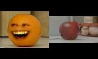The Annoying Orange (Dane Boe) vs The Orange (a a)