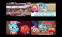 Thumbnail of KikoGamez vs eli banda Favorite The Amazing World of Gumball Sparta Remixes Quadparison 2