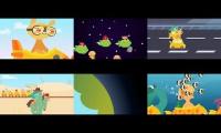 Helicopster Rocket Roller Coaster Speedcar Train Roller Coaster Alien Roller Coaster And Fish Roller