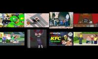 8 YouTube Is Crazy videos playing at the same time 49