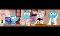 gumball fantastic land fake vs original watterson breakfast