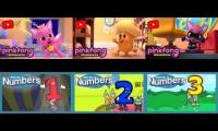 Thumbnail of 3 Pinkfong Wonderstar Episodes vs Meet the Numbers 1 2 and 3