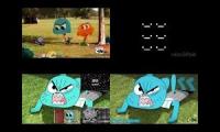 TAWOG - Gumball + Nicole Watterson Youre In No Happy Place! Sparta Quadparison
