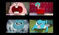 DreamLandSpartans The Amazing world of Gumball Sparta Quadparison