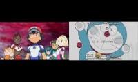 Thumbnail of Pokemon (SM) & Doraemon (2005) opening mashup