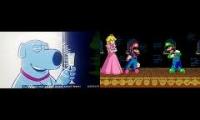 Thumbnail of Mario, Peach and Peter vs Luigi and Brian