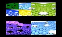 7 Samsung logo balls