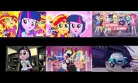 Thumbnail of Sunset Shimmer The Dazzlings Vignette Drowned Brutalight Lady Tirek Professor Zundapp Battle