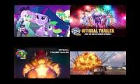 Equestria Girls 2013 My Little Pony The Movie 2017 The Super Mario Bros Movie 2023 & Cars 2 Trailer