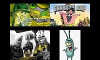 Gangsta Rap but SpongeBob, Patrick, Squidward, and Plankton sing it (AI Cover Mashup)
