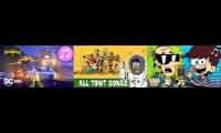 The Loud House TDWT Batwheels Mega Music Compilation